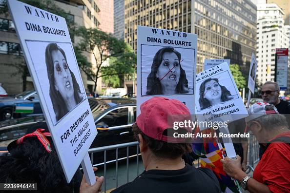 Protesters Rally In New York During United Nations General Assembly Protesters Rally In New York During United Nations General Assembly