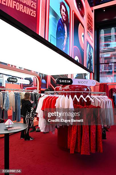 General view of the atmosphere at the SHEIN VIP Launch Party for AW Pop Up 2025 on September 25, 2025 in London, England.