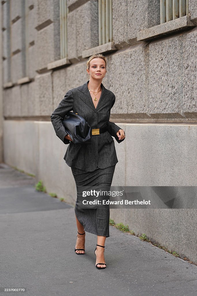 Street Style - Day 1 - Milan Fashion Week - Womenswear Spring/Summer 2026