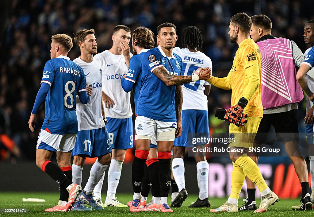 Rangers FC v KRC Genk - UEFA Europa League 2025/26 League Phase MD1
