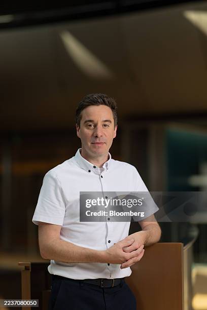 James Graham, playwright, following an interview in London, UK, on Monday, Sept. 22, 2025. The British playwright and screenwriter has developed a...