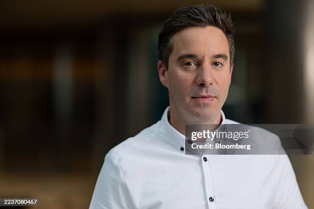 James Graham, playwright, following an interview in London, UK, on Monday, Sept. 22, 2025. The British playwright and screenwriter has developed a...