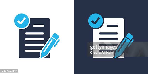 assignment glyph solid icon. solid icon that can be applied anywhere, simple, pixel perfect and modern style. - petition stock illustrations