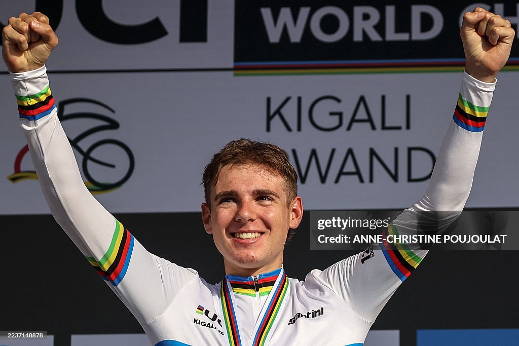 CYCLING-ROAD-WORLD-RWA-MEN-U23-PODIUM