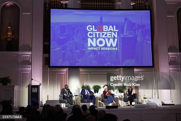 Thani Mohamed Soilihi, Minister Delegate for Francophonie and International Partnerships of France, H.E. Moussa Faki, Special Envoy for the Pact for...