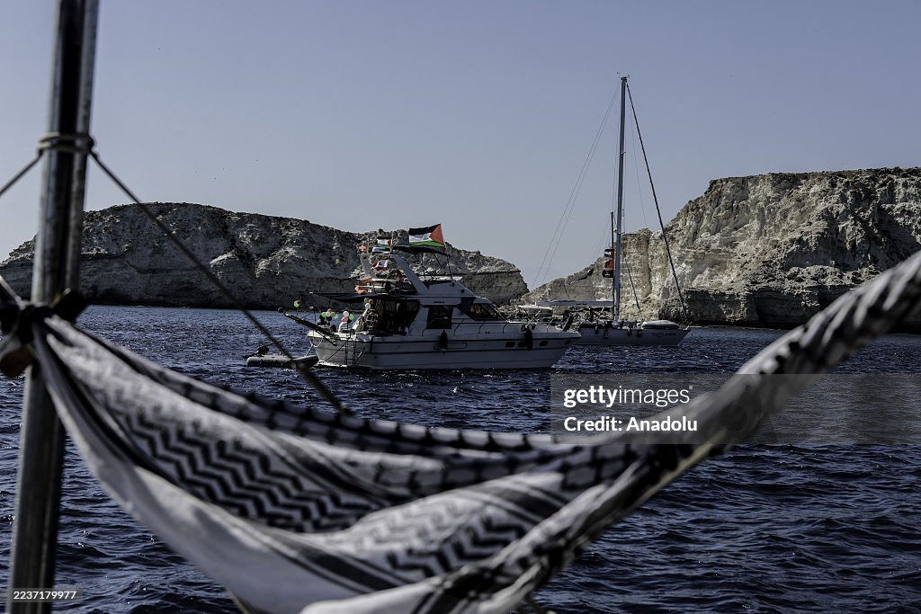 Global Sumud humanitarian aid flotilla set to sail from Greek island in final leg toward Gaza
