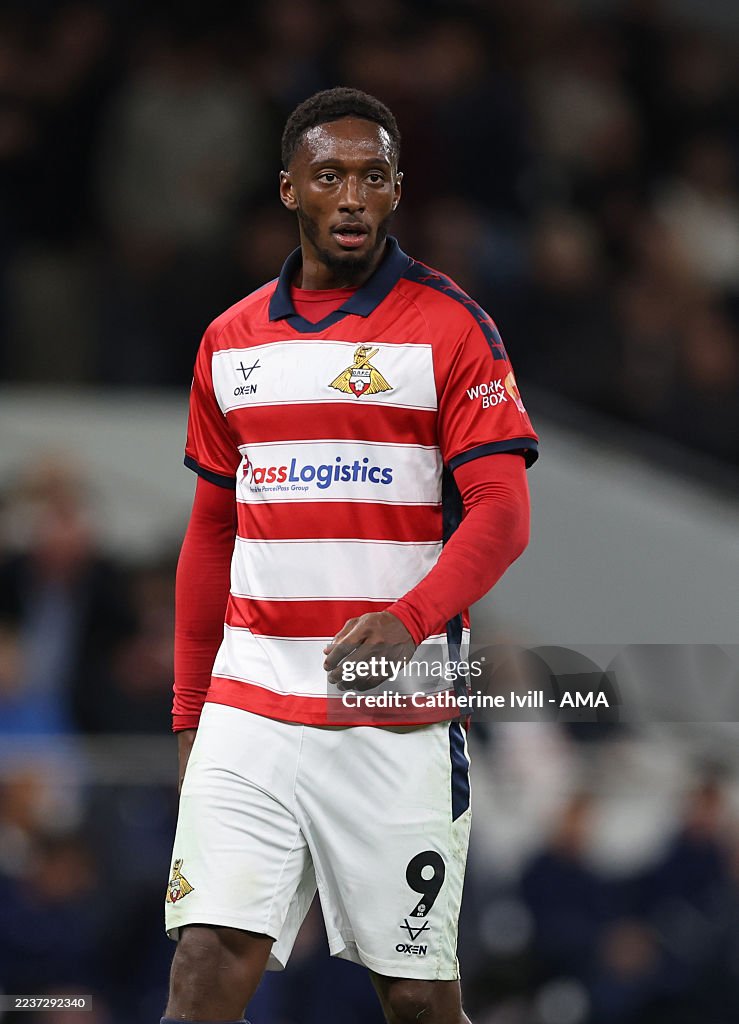 Hanlan Brandon Hanlan of Doncaster Rovers during the Carabao Cup Third Round ...