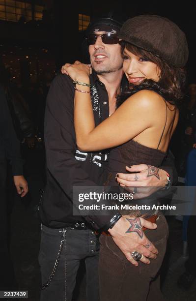 Tommy Lee and Mayte arrives at the 2002 VH1 Vogue Fashion Awards at Radio City Music Hall in New York City, 10/15/02. Photo by Frank...