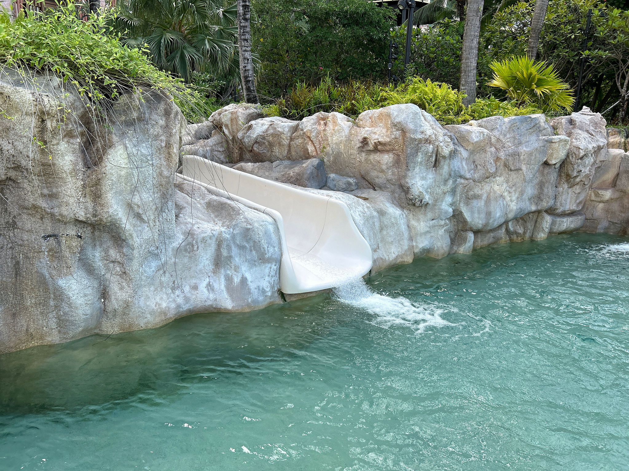 pool waterfall