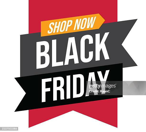 black friday sales tag or label, template shopping label. discount and price tag on paper. special offer. black friday. vintage. vector illustration. stock illustration - black friday stock illustrations