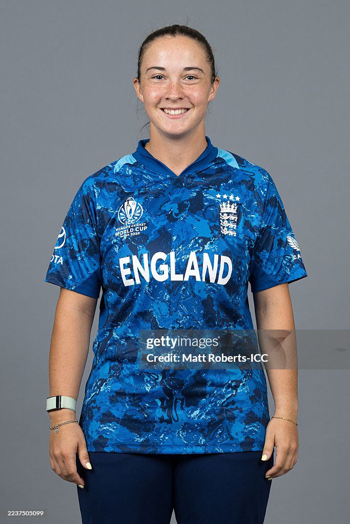 Capsey Alice Capsey of England poses for a portrait during the ICC Women's ...