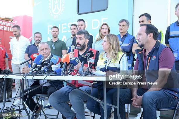 The director of the National Geographic Institute in the Canary Islands, Itahiza Dominguez .
