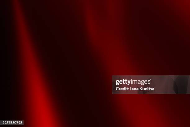 abstract smooth dark red light and black gradient texture background. futuristic 3d pattern. design element. copy space, place for text. neon empty, blank banner. - red light flare stock pictures, royalty-free photos & images