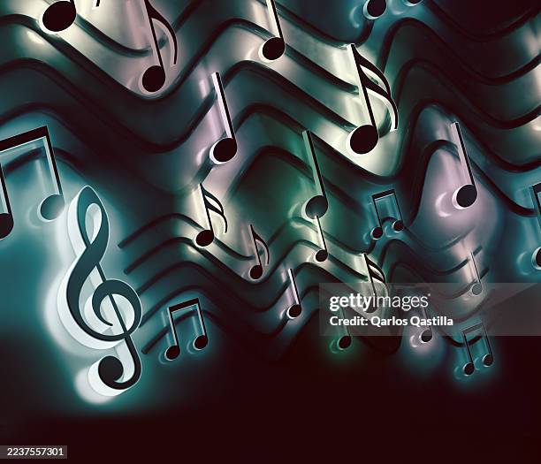 Music background design.Musical writing.