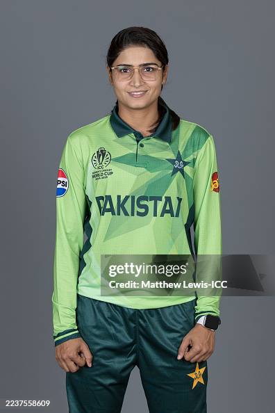 Pakistan Rameen Api Rameen Shamim of Pakistan poses for a portrait during the ICC Women's ...