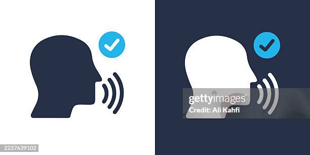 speech recognition glyph solid icon. solid icon that can be applied anywhere, simple, pixel perfect and modern style. - quantum computing chip stock illustrations
