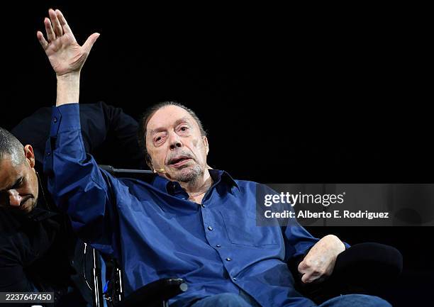 Tim Curry attends The Academy Museum Hosts 50th Anniversary Of "The Rocky Horror Picture Show" With Tim Curry And Sins O' The Flesh at Academy Museum...