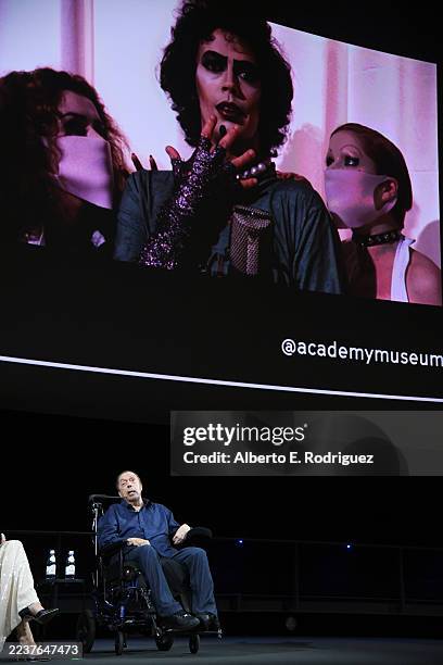 Tim Curry attends The Academy Museum Hosts 50th Anniversary Of "The Rocky Horror Picture Show" With Tim Curry And Sins O' The Flesh at Academy Museum...