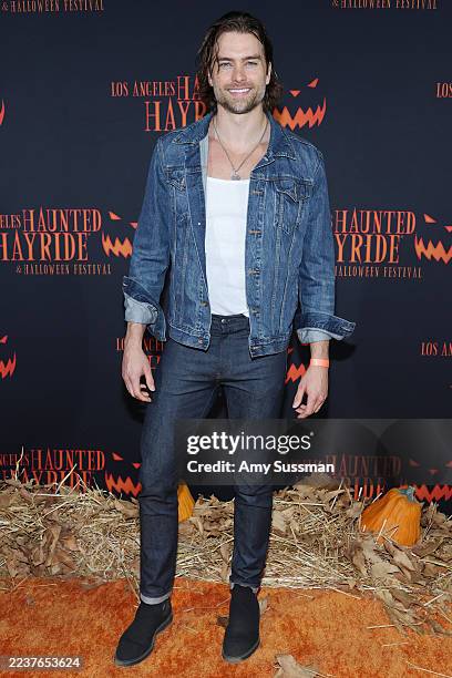Pierson Fode attends the 17th Annual Los Angeles Haunted Hayride at Griffith Park on September 26, 2025 in Los Angeles, California.