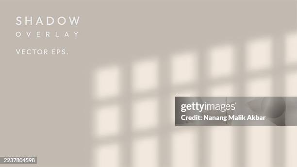 shadow window with transparent background for design mockup - empty window frame stock illustrations