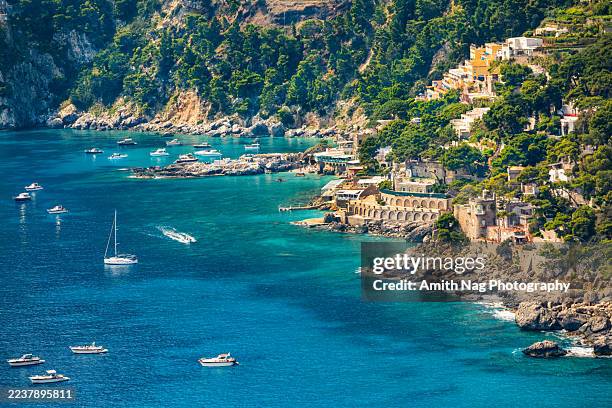 capri island - capri beach stock pictures, royalty-free photos & images