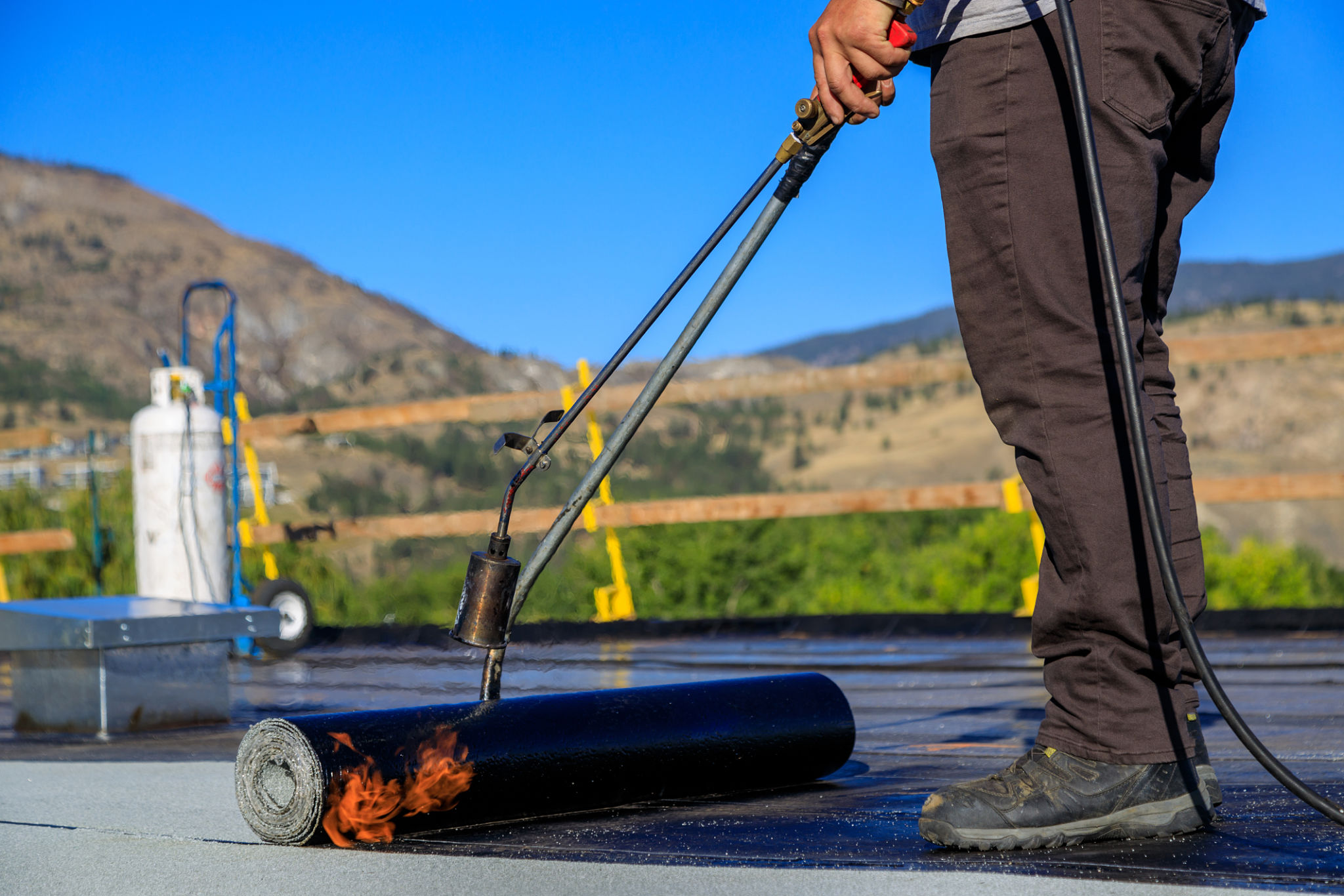 bitumen installation