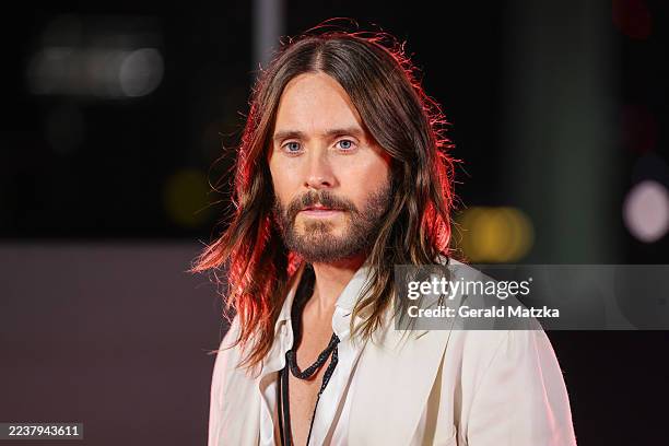 Jared Leto attends the "Tron: Ares" premiere at Humboldt Forum on September 30, 2025 in Berlin, Germany.