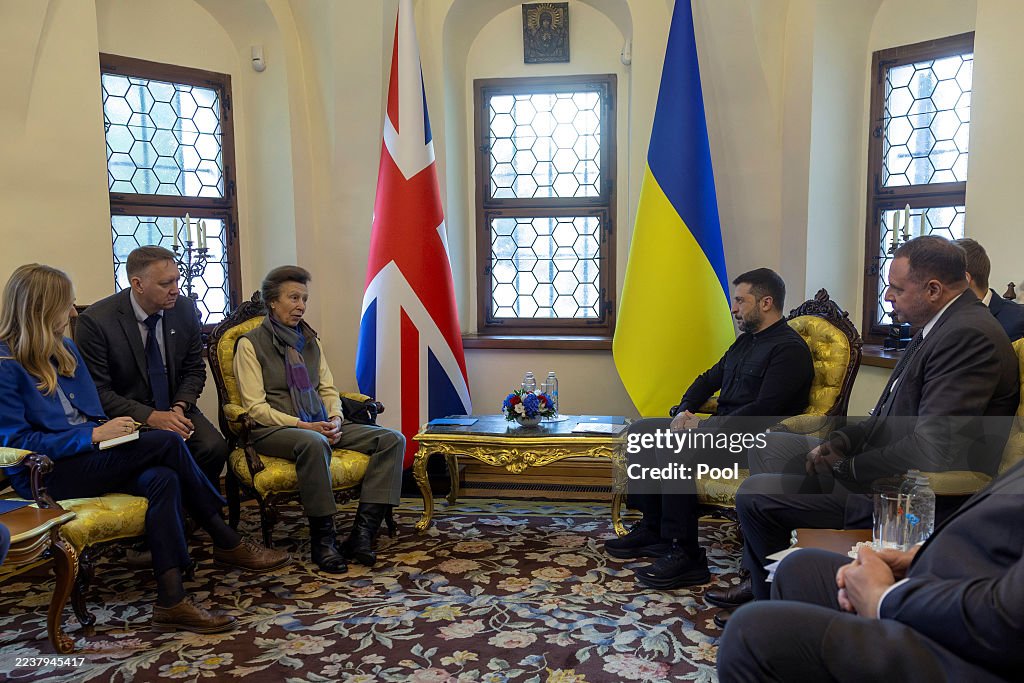 The Princess Royal Visits Kyiv