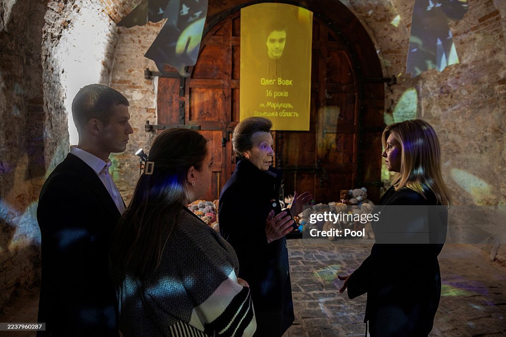 The Princess Royal Visits Kyiv