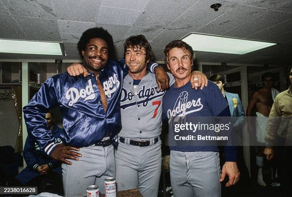Pedro Guerrero, Steve Yeager And Ron Cey Pedro Guerrero, Steve Yeager And Ron Cey