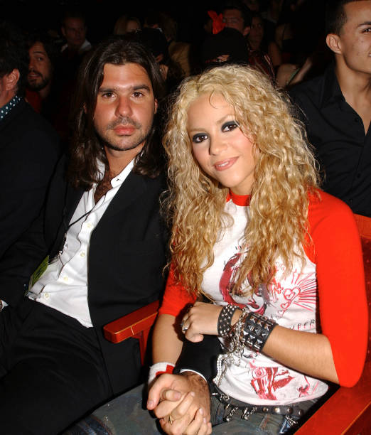 Sharika and boyfriend Antonio de la Rua in the audience at the 2002 MTV Video Music Awards Latin America at the Jackie Gleason Theater in Miami...