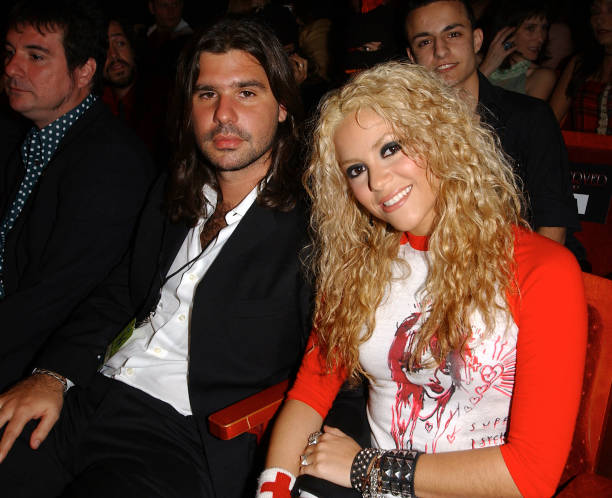 Sharika and boyfriend Antonio de la Rua in the audience at the 2002 MTV Video Music Awards Latin America at the Jackie Gleason Theater in Miami...