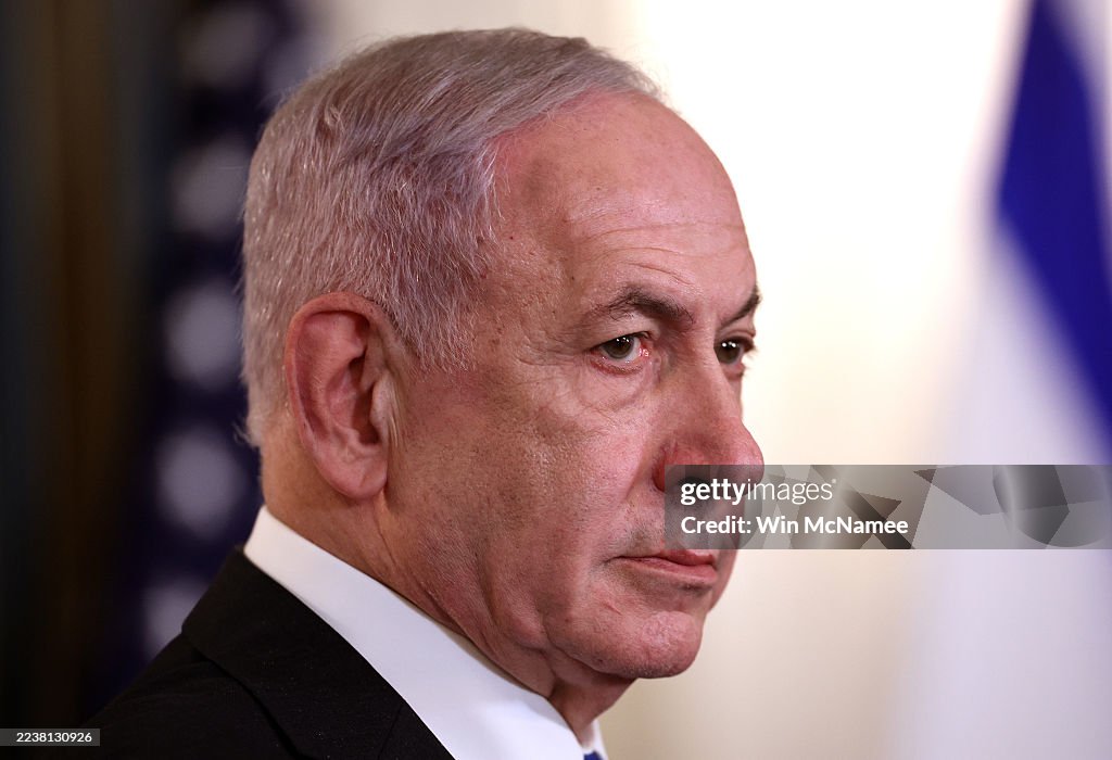 Israel's Benjamin Netanyahu Meets With Trump At The White House