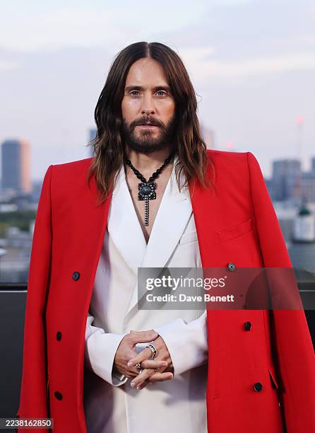 Jared Leto attends the UK Sneak Peek of "Tron: Ares" at The Venue, Piccadilly Lights, on October 1, 2025 in London, England.
