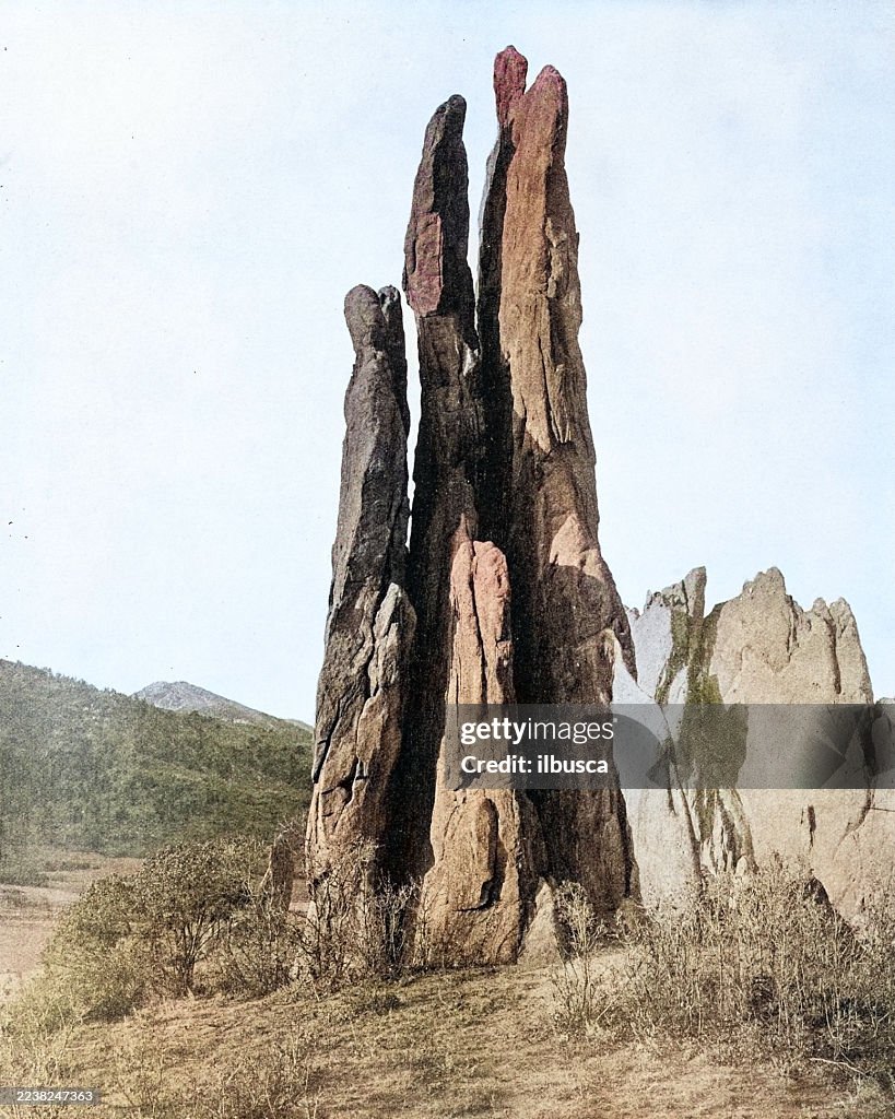 Antique Photograph: Garden of the Gods
