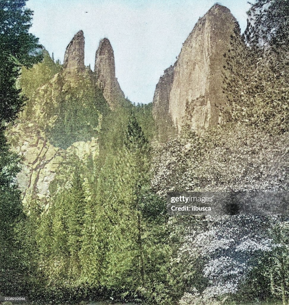 Antique Photograph: Yosemite Valley