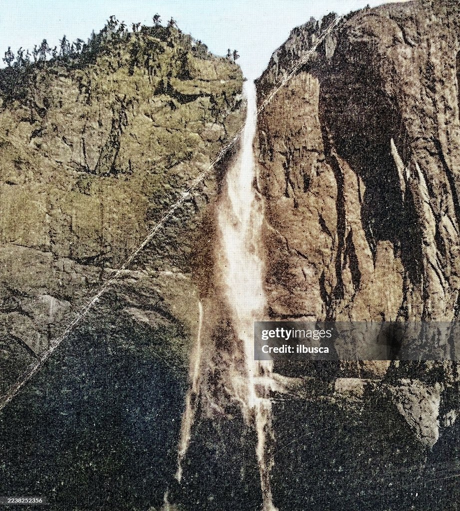 Antique Photograph: Yosemite Valley