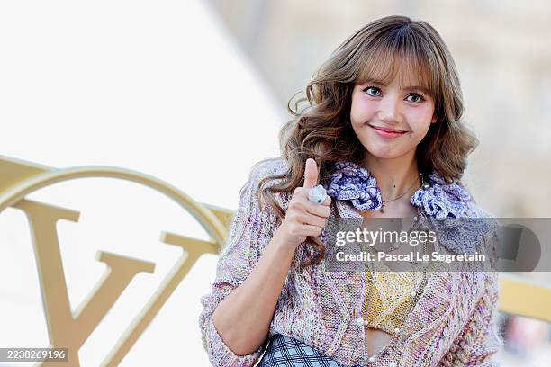 Lisa attends the Louis Vuitton Womenswear Spring/Summer 2026 show as part of Paris Fashion Week on September 30, 2025 in Paris, France.
