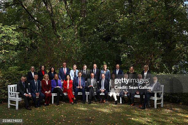 Members of the German coalition government, including Chancellor Friedrich Merz , Finance Minister Lars Klingbeil , Interior Minister Alexander...