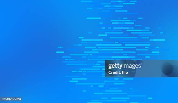 ilustraciones, imágenes clip art, dibujos animados e iconos de stock de fondo de línea de onda abstracta azul - biochip equipo de laboratorio