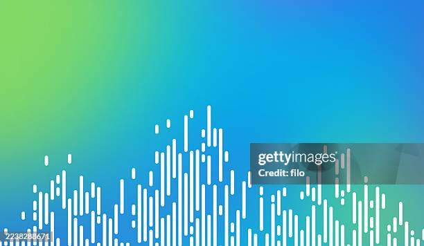 ilustraciones, imágenes clip art, dibujos animados e iconos de stock de fondo de línea de onda abstracta azul - biochip equipo de laboratorio