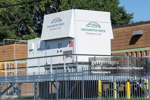 Multi-ServiceA standby generator is seen installed outside the Kashmere Multi-Servce Center in Houston, Monday, Sept. 29, 2025.