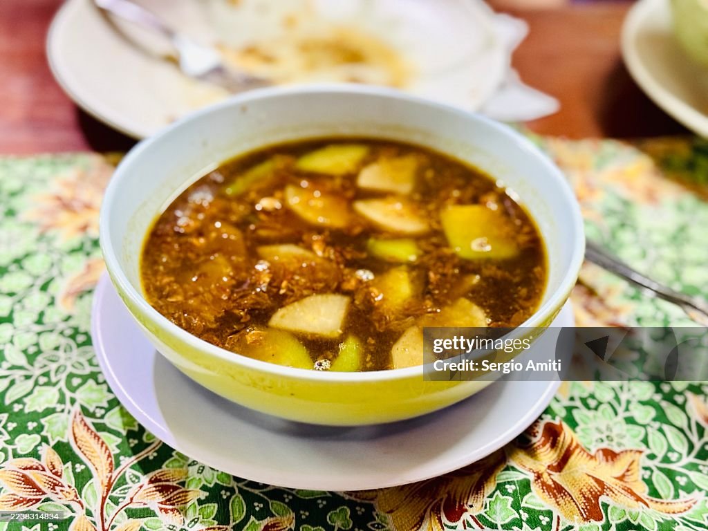 Rawon beef soup