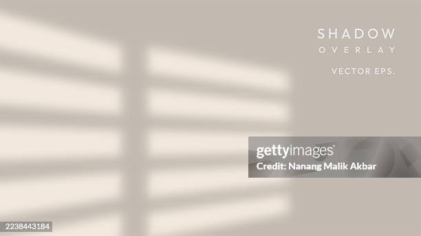 shadow window with transparent background for design mockup - blinds shadow stock illustrations
