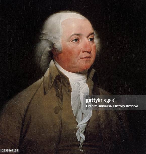 Presidential portrait of John Adams, John Trumbull .