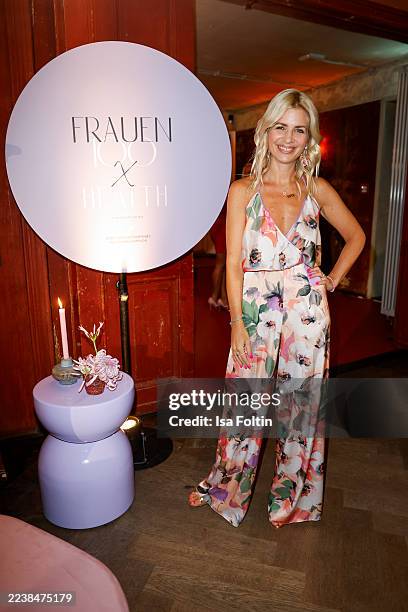 Actress Susan Sideropoulos attends Frauen 100 X Health at Claerchens Ballhaus on October 2, 2025 in Berlin, Germany.