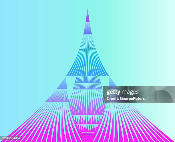 vertical arrow symbols, abstract background - fast forward stock illustrations