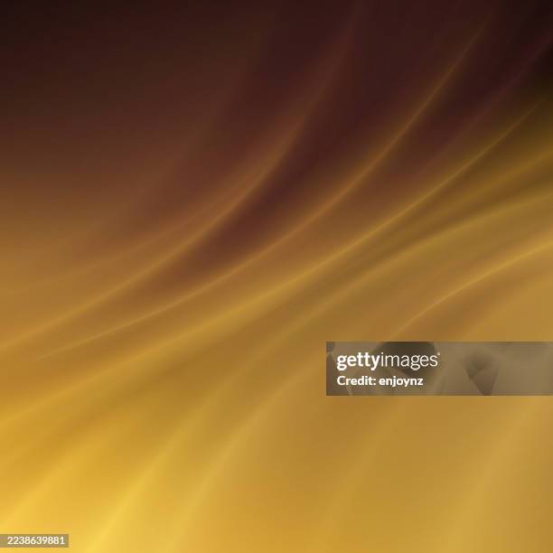 elegant silky golden flowing smooth vector background - satin stock illustrations