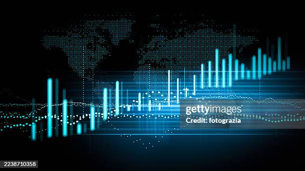 global financial data and analytics visualization - chart stock pictures, royalty-free photos & images