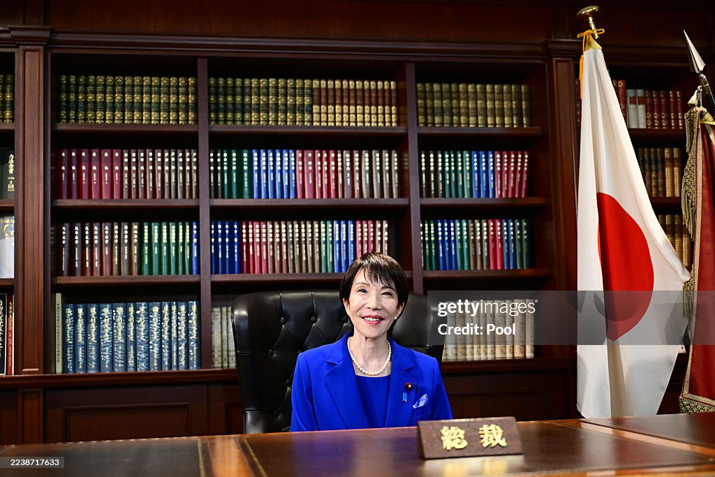 Japan's LDP's New President Holds Press Conference
